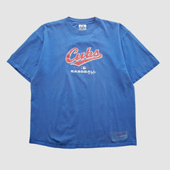 Chicago Cubs Majestic 2004 T-shirt Blue Vintage