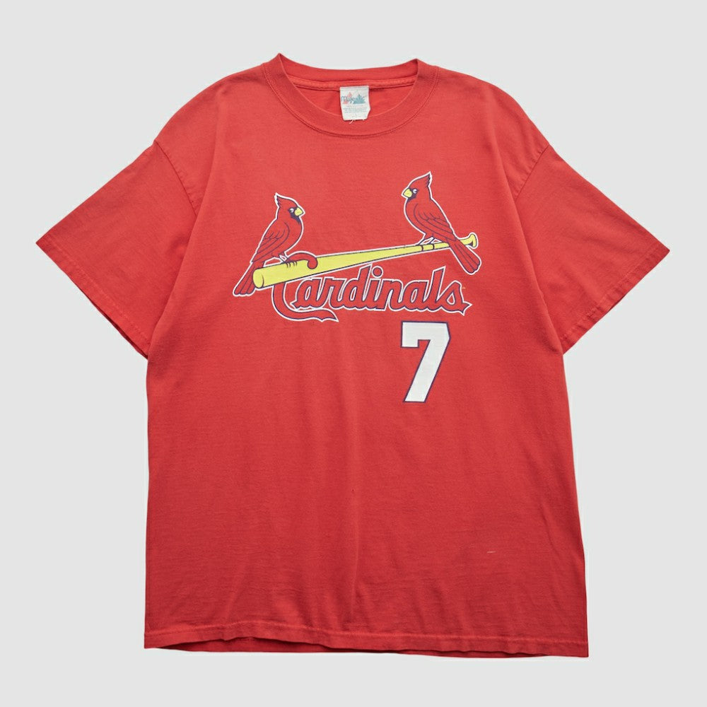 St. Louis Cardinals Majestic 2000s T-shirt Red Vintage