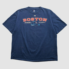 Boston Red Sox Majestic 2000s T-shirt Navy Vintage