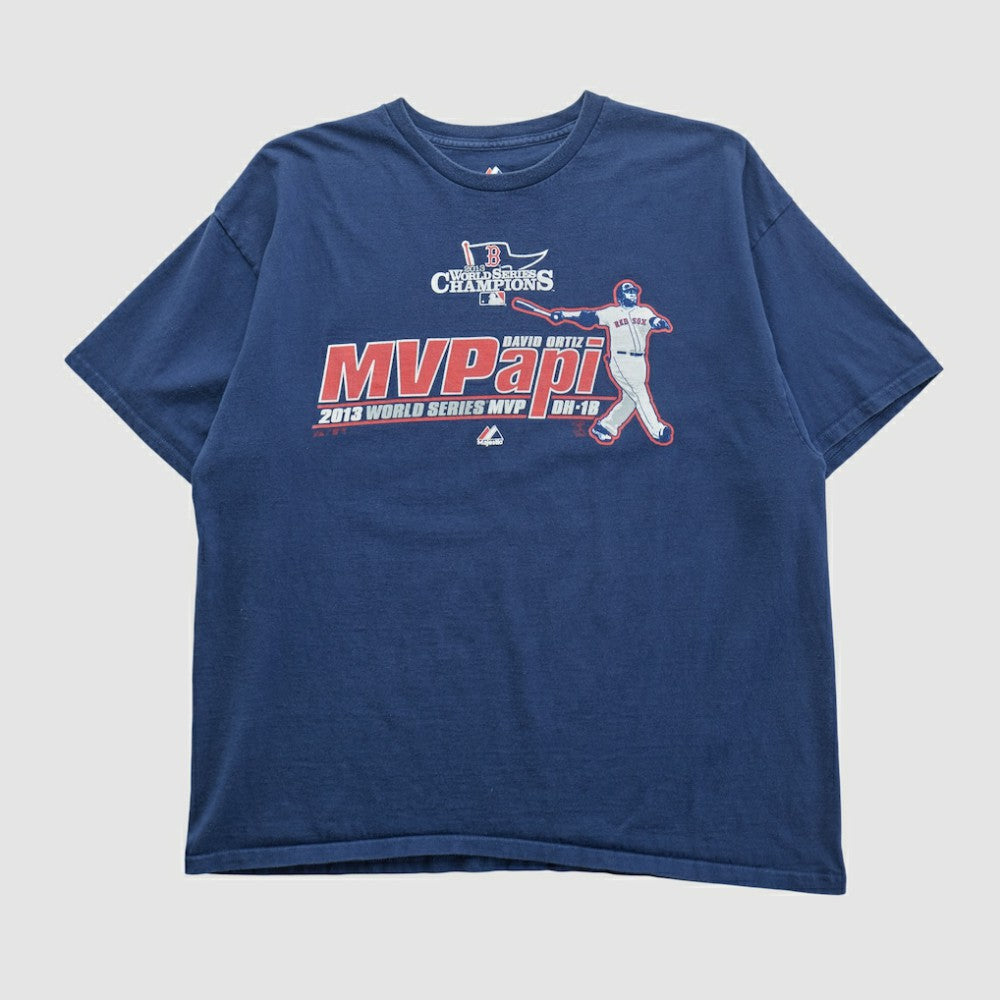 Boston Red Sox Majestic 2013 T-shirt Navy Vintage