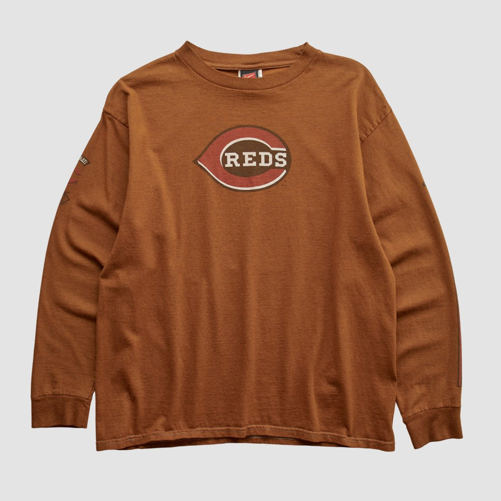 Cincinnati Reds 2000s Long Sleeve T-shirt Clay Vintage | Nike