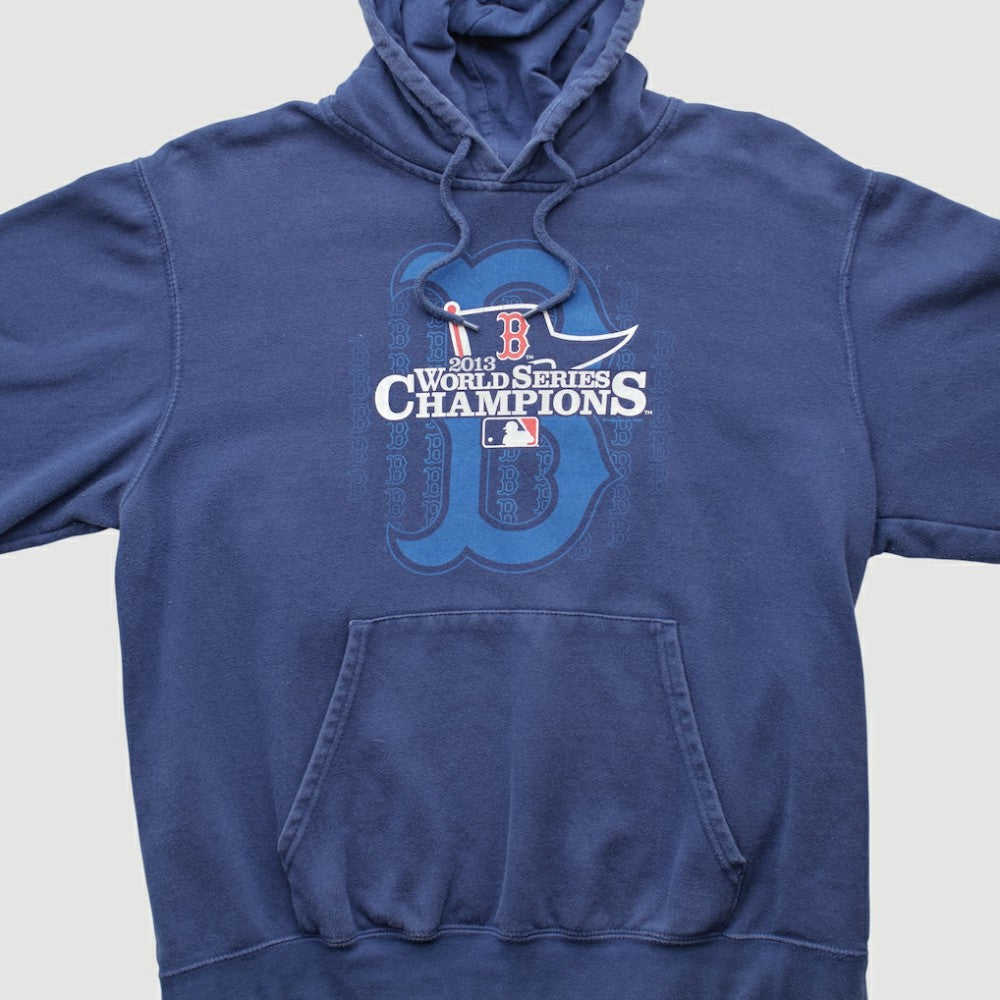 World Series Genuine Merchandise 2013 Hooded Pullover Sweatshirt Navy Vintage
