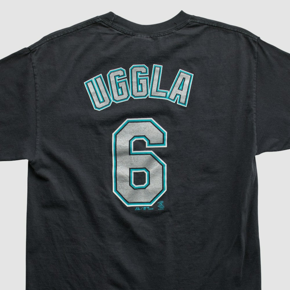 Miami Marlins Majestic 2000s T-shirt Black Vintage