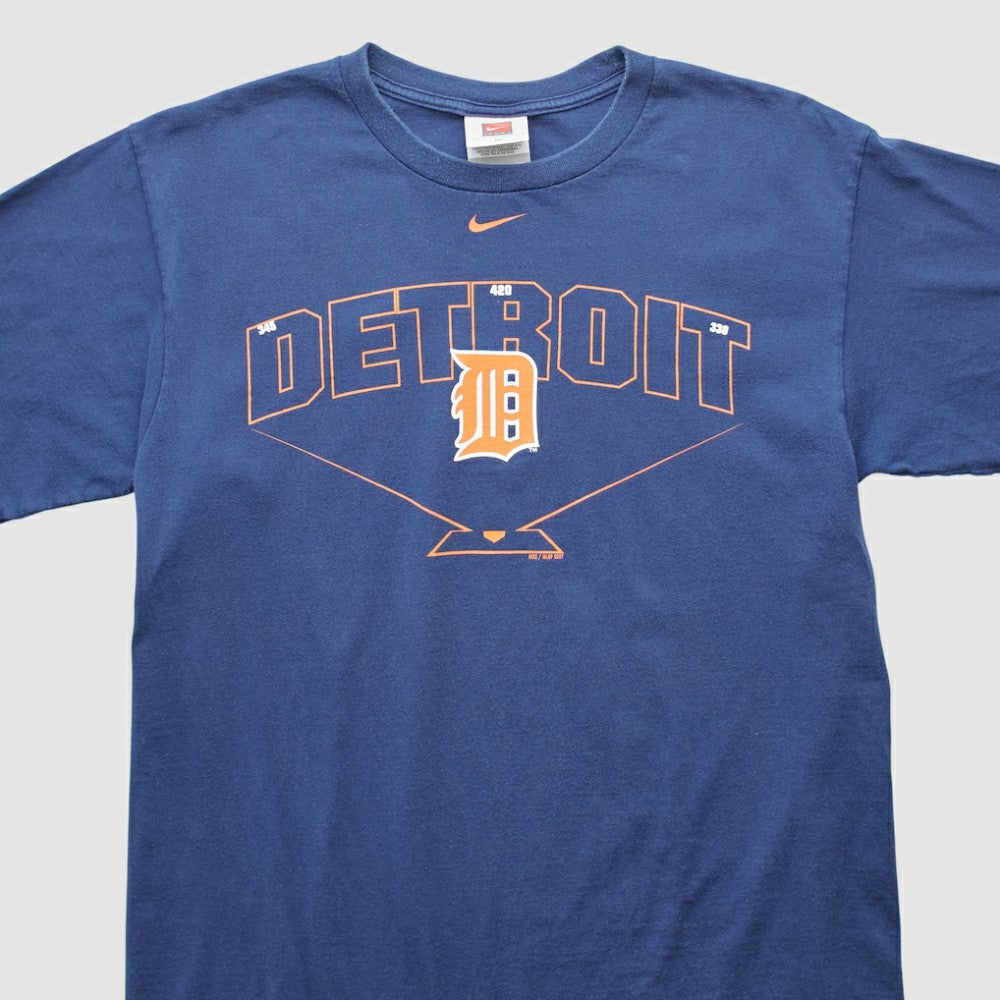 Detroit Tigers 2000s T-shirt Navy Vintage | Nike