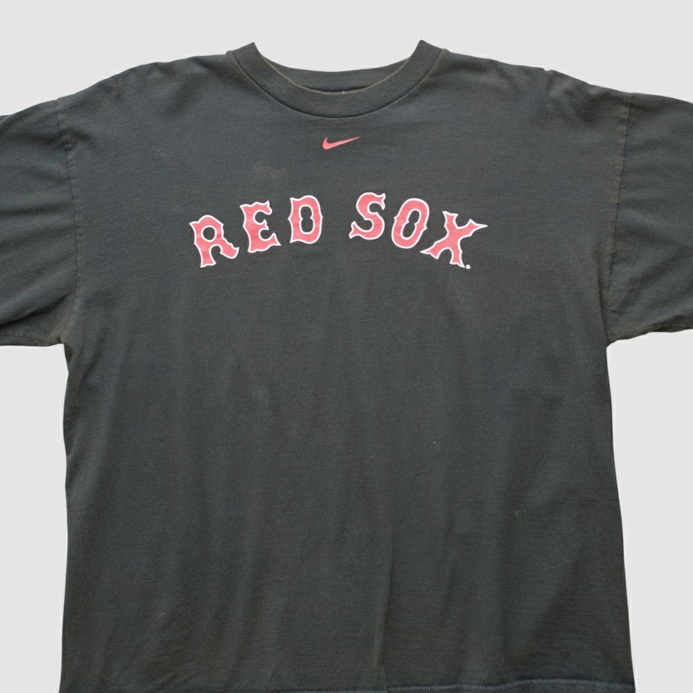 Boston Red Sox 2000s Long Sleeve T-shirt Black Vintage | Nike