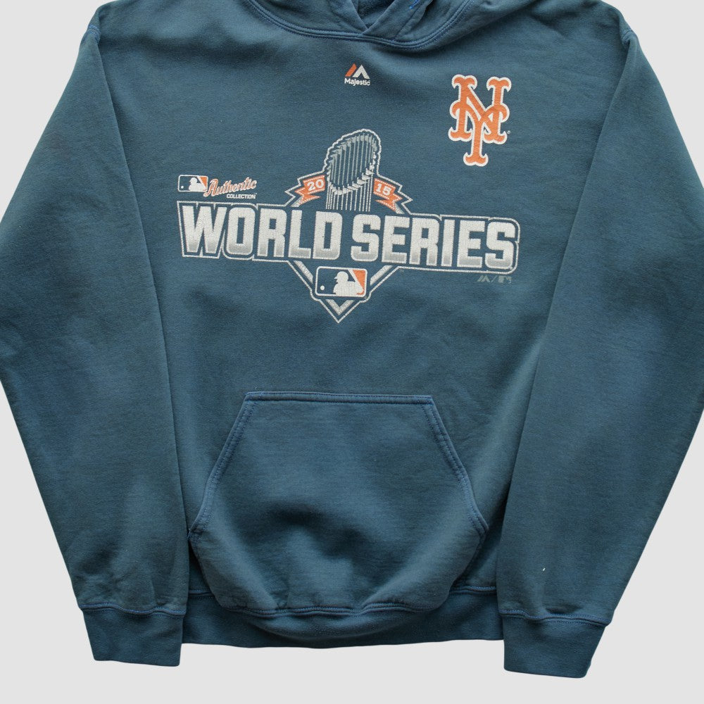 World Series Gildan 2015 Hooded Sweatshirt Navy Vintage