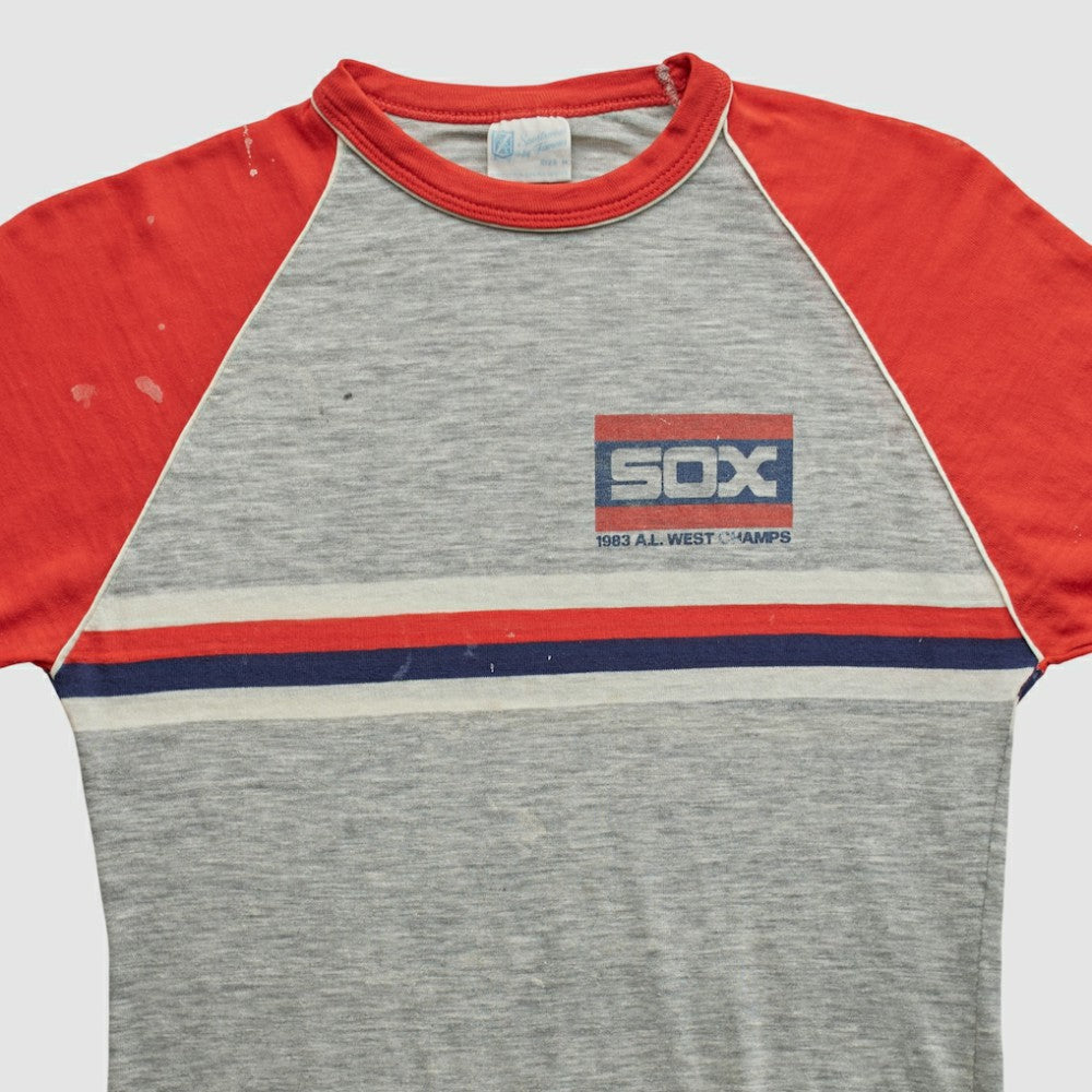 Chicago White Sox Sportswear by Famous 1983 T-shirt Heather Gray Vintage