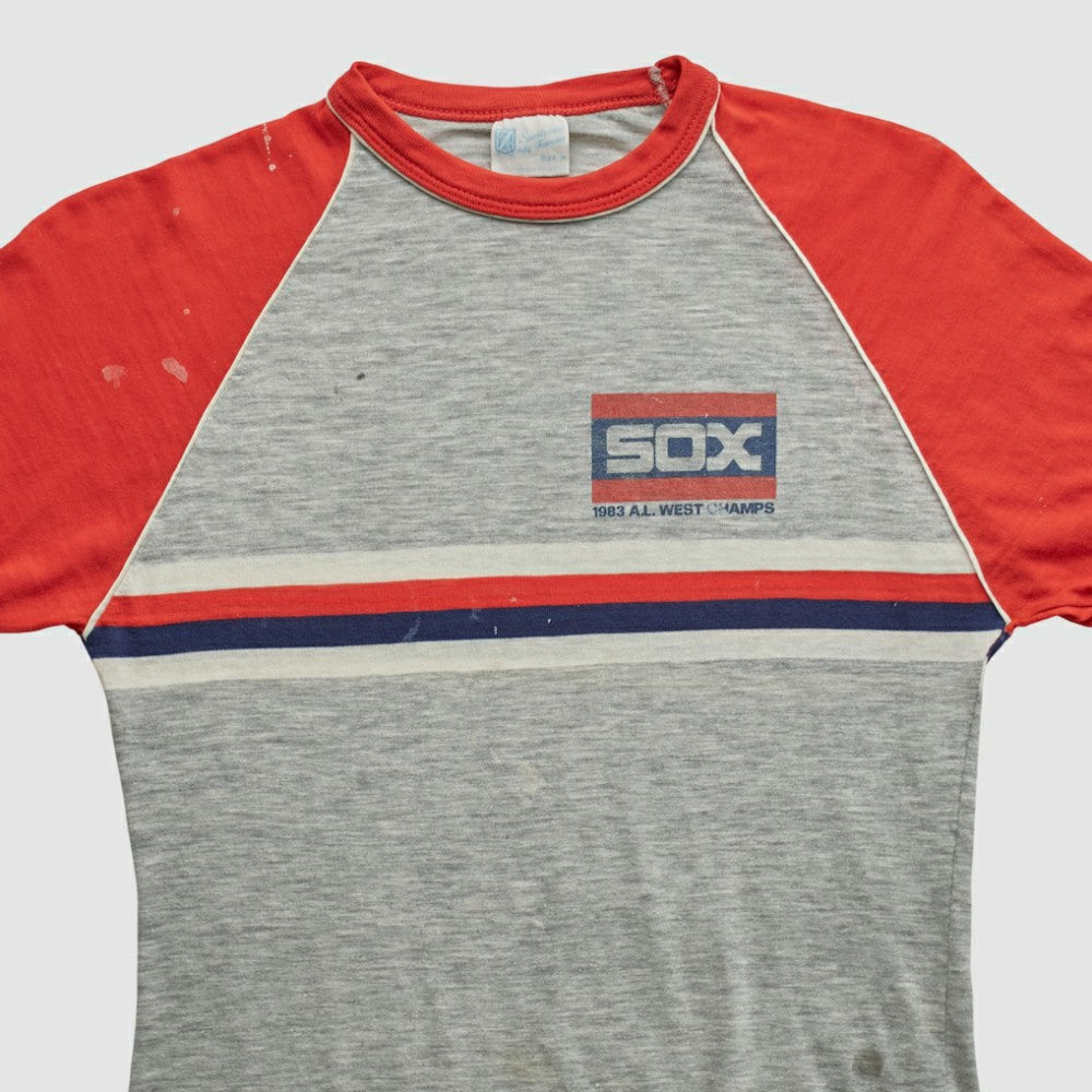 Chicago White Sox Sportswear by Famous 1983 T-shirt Heather Gray Vintage