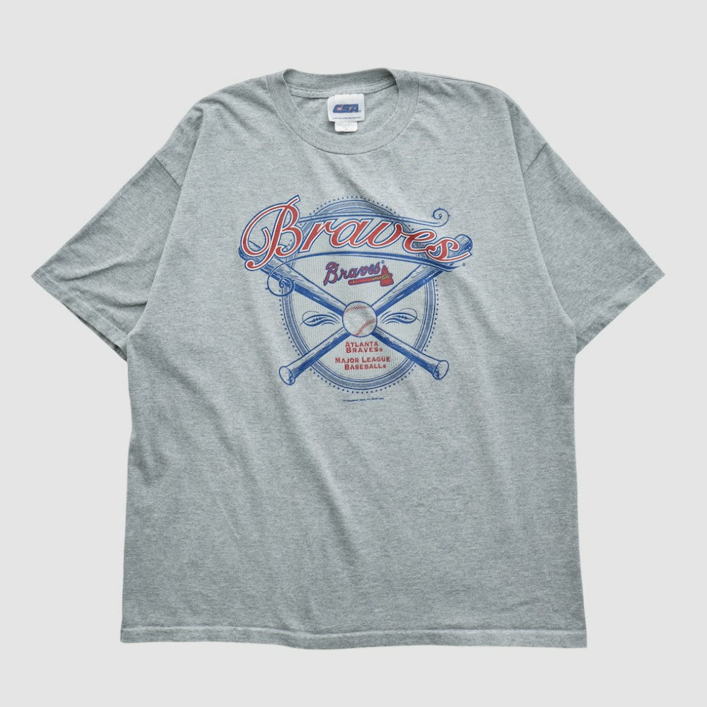 Atlanta Braves CSA 2002 T-shirt Heather Gray Vintage