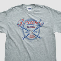 Atlanta Braves CSA 2002 T-shirt Heather Gray Vintage