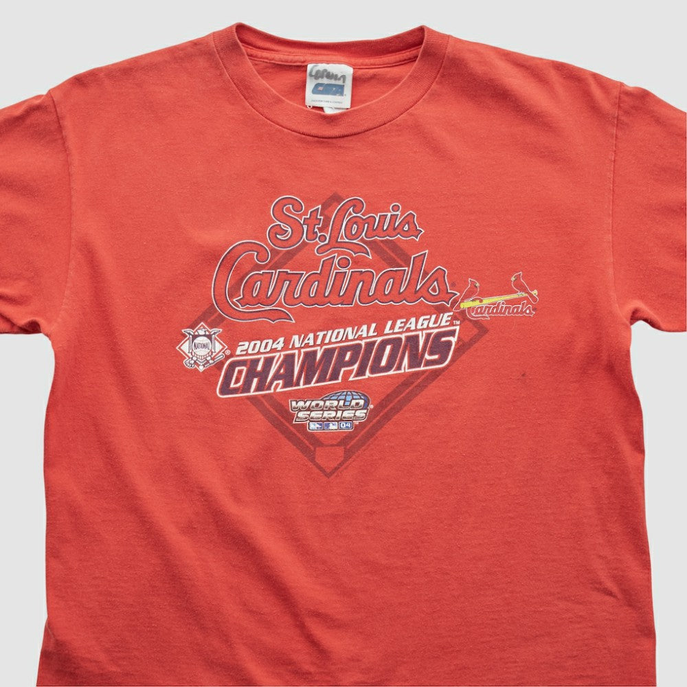 National League Champions CSA 2004 T-shirt Red Vintage