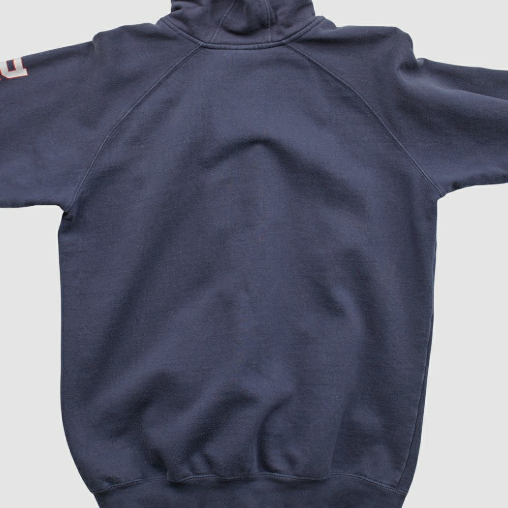 Boston Red Sox Genuine Merchandise 2000s Hooded Full Zip Sweatshirt Navy Vintage