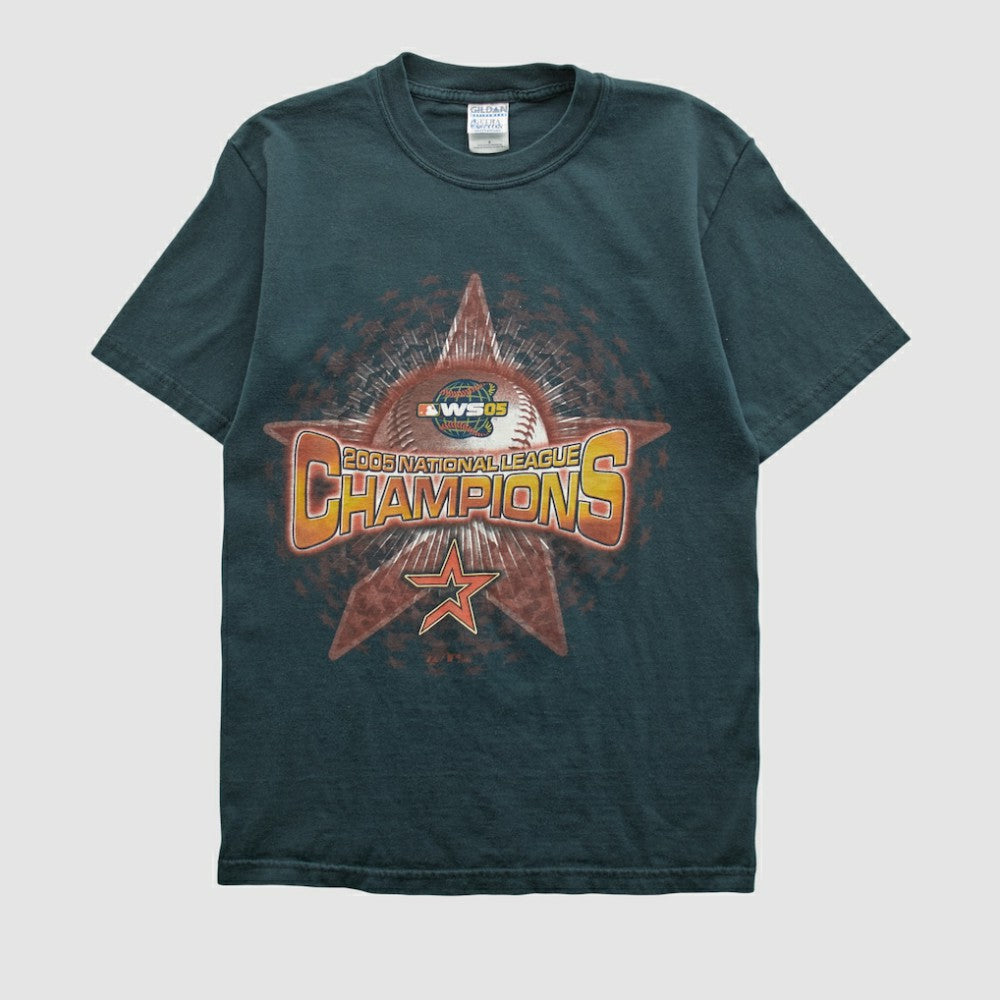 National League Champions Gildan 2005 T-shirt Charcoal Vintage