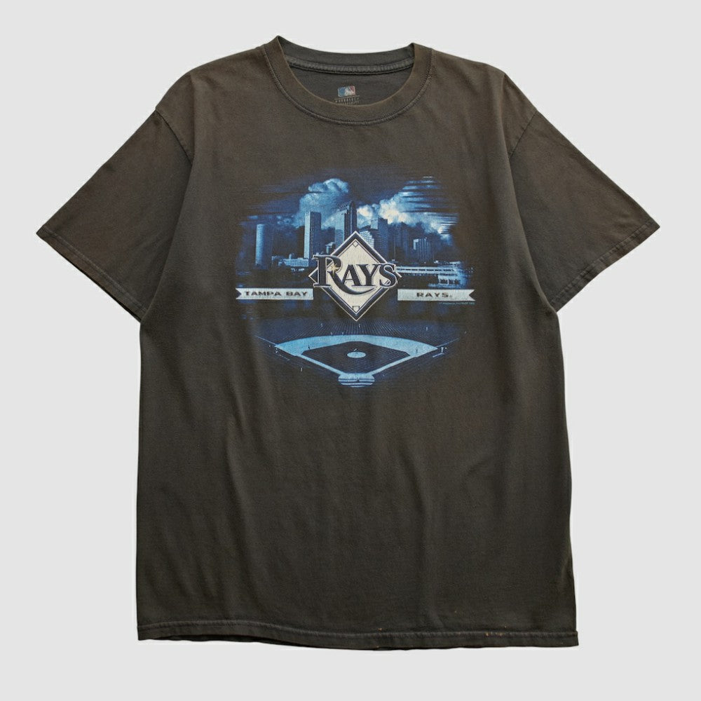 Tampa Bay Rays Genuine Merchandise 2000s T-shirt Black Vintage