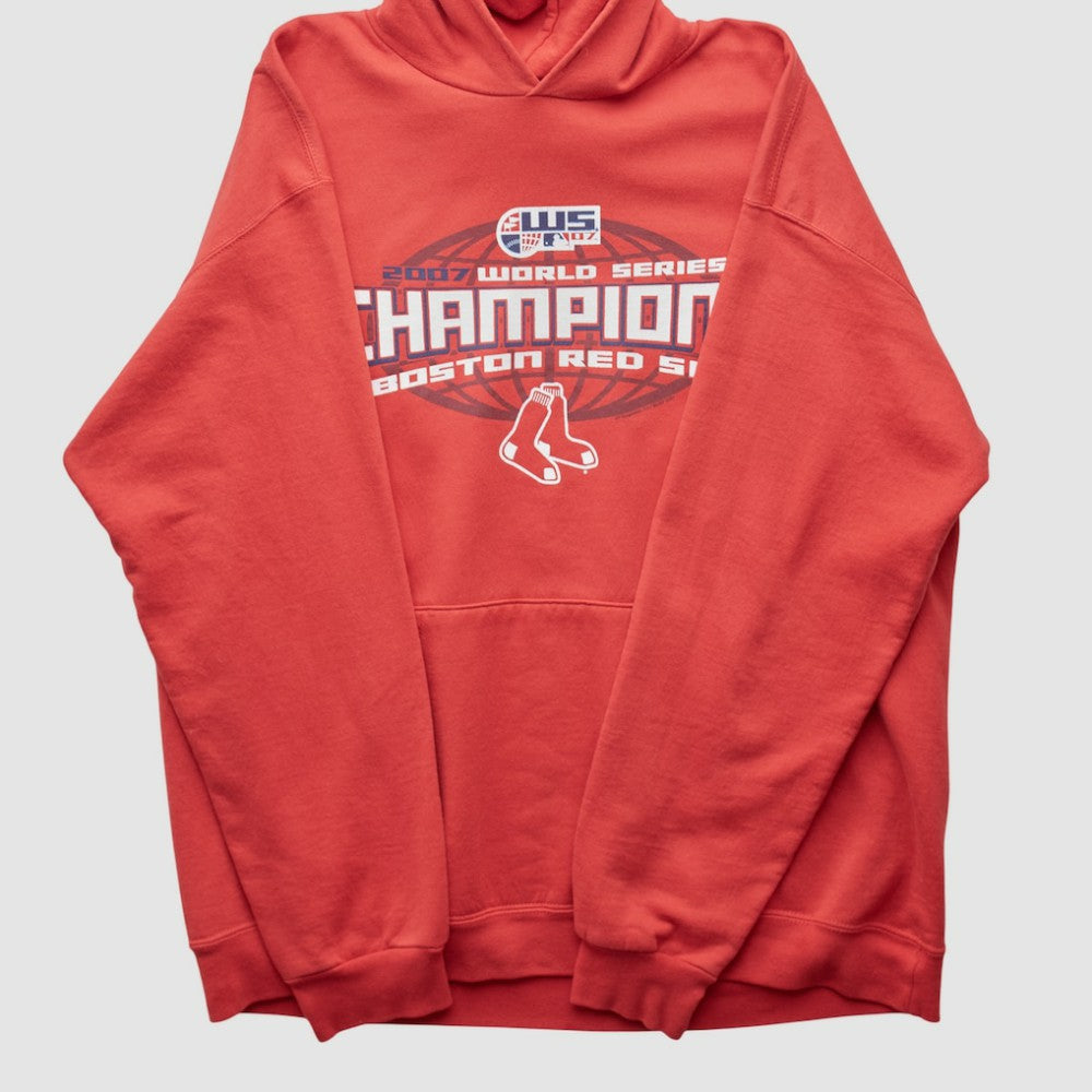 World Series CSA 2007 Hooded Pullover Sweatshirt Red Vintage