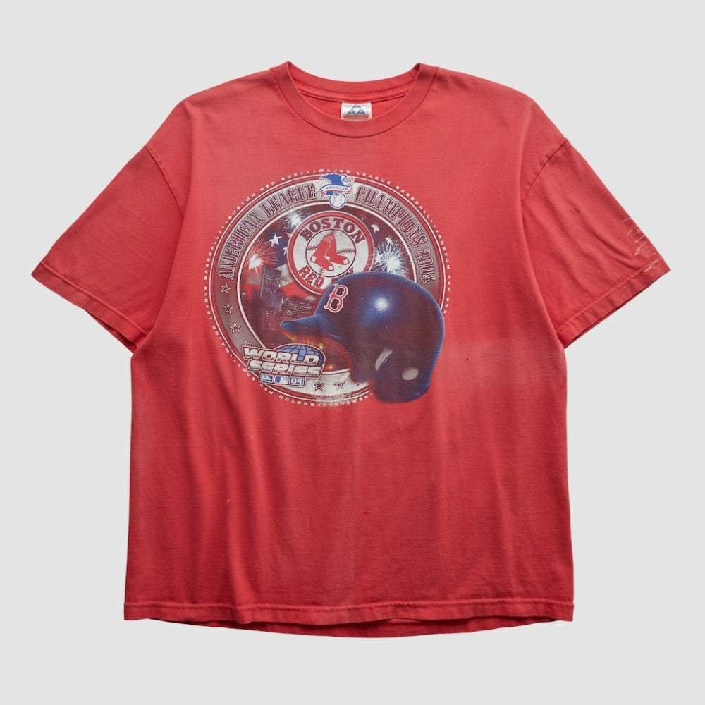 Boston Red Sox Alstyle 2004 T-shirt Red Vintage