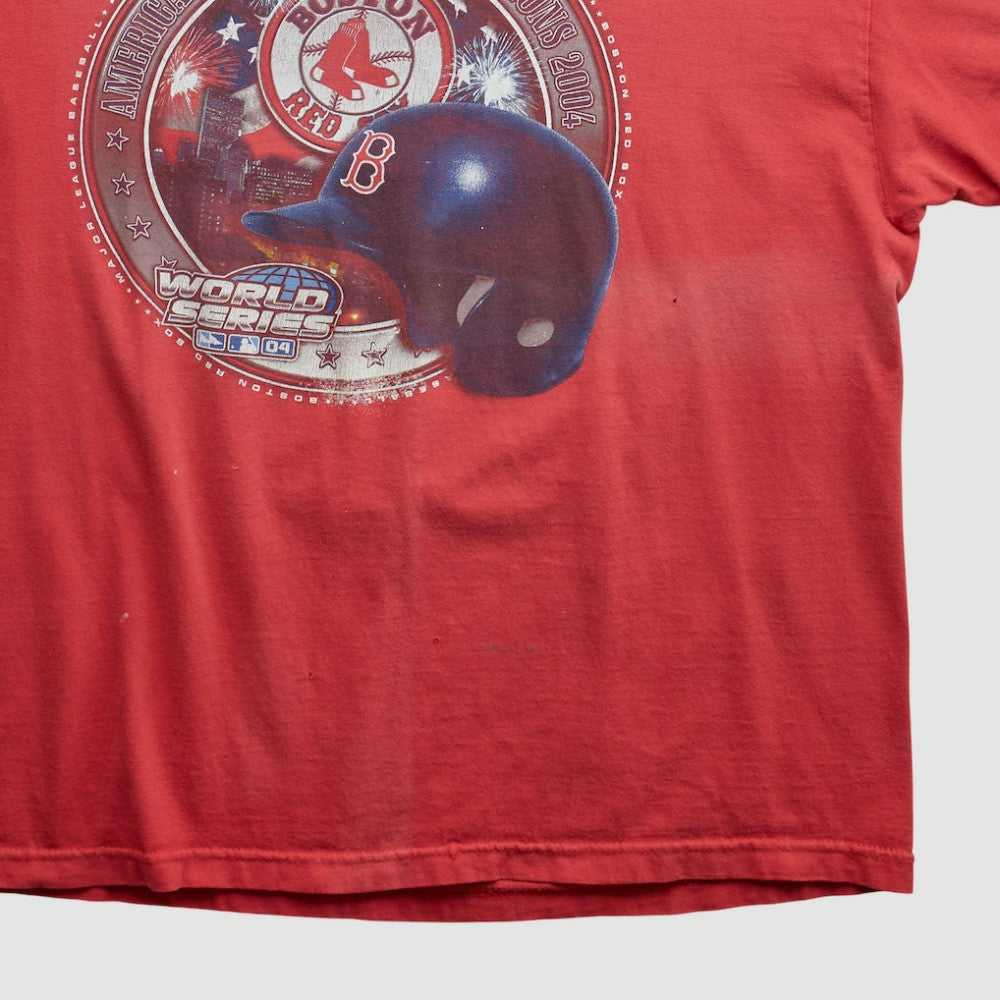 Boston Red Sox Alstyle 2004 T-shirt Red Vintage