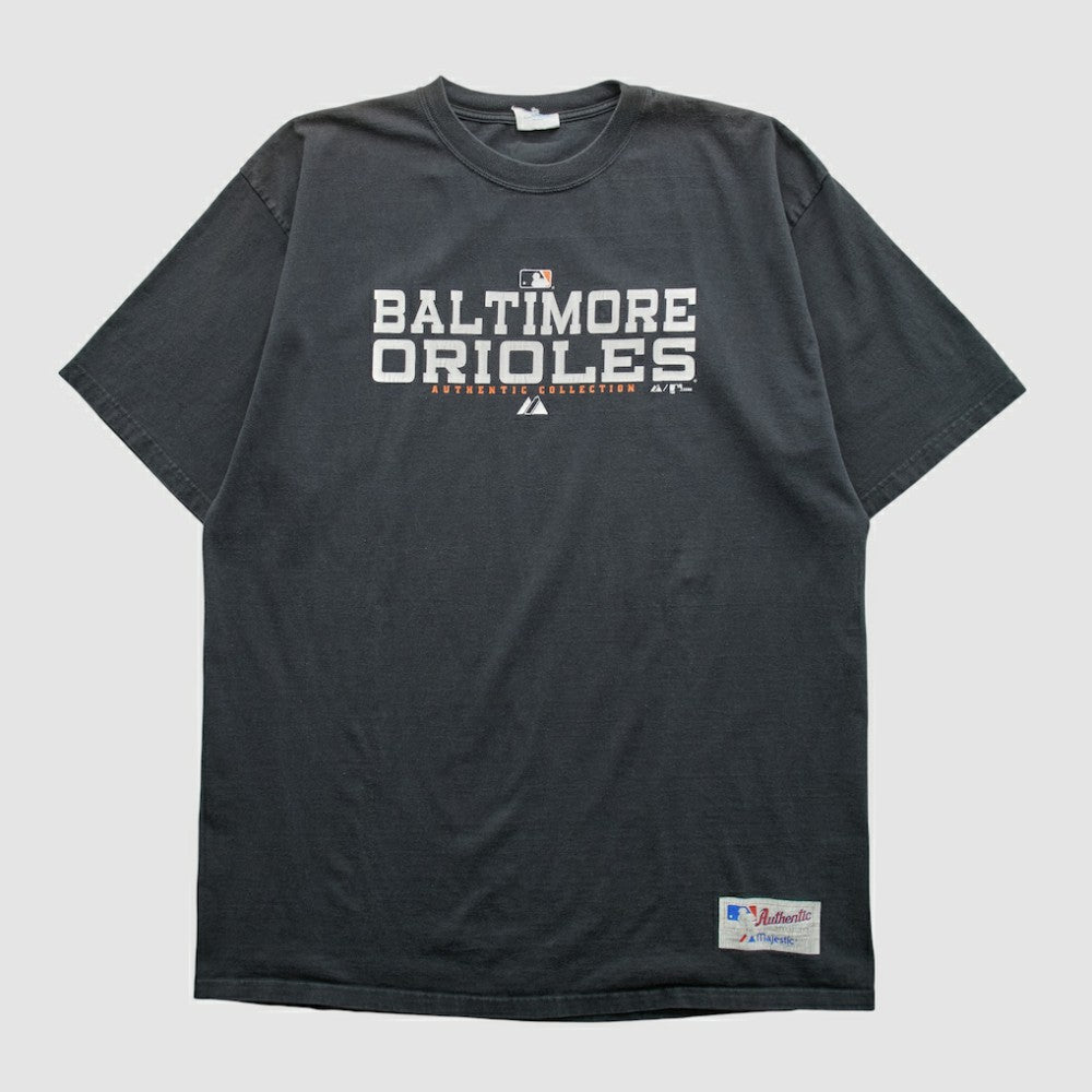 Baltimore Orioles Majestic 2006 T-shirt Charcoal Vintage