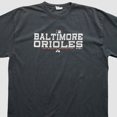 Baltimore Orioles Majestic 2006 T-shirt Charcoal Vintage