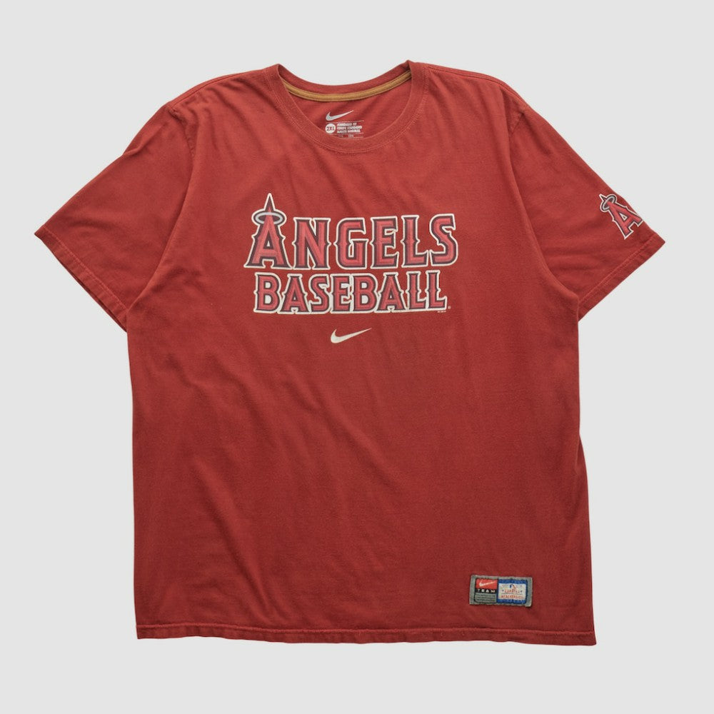 Los Angeles Angels 2010s T-shirt Maroon Vintage | Nike