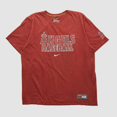 Los Angeles Angels 2010s T-shirt Maroon Vintage | Nike