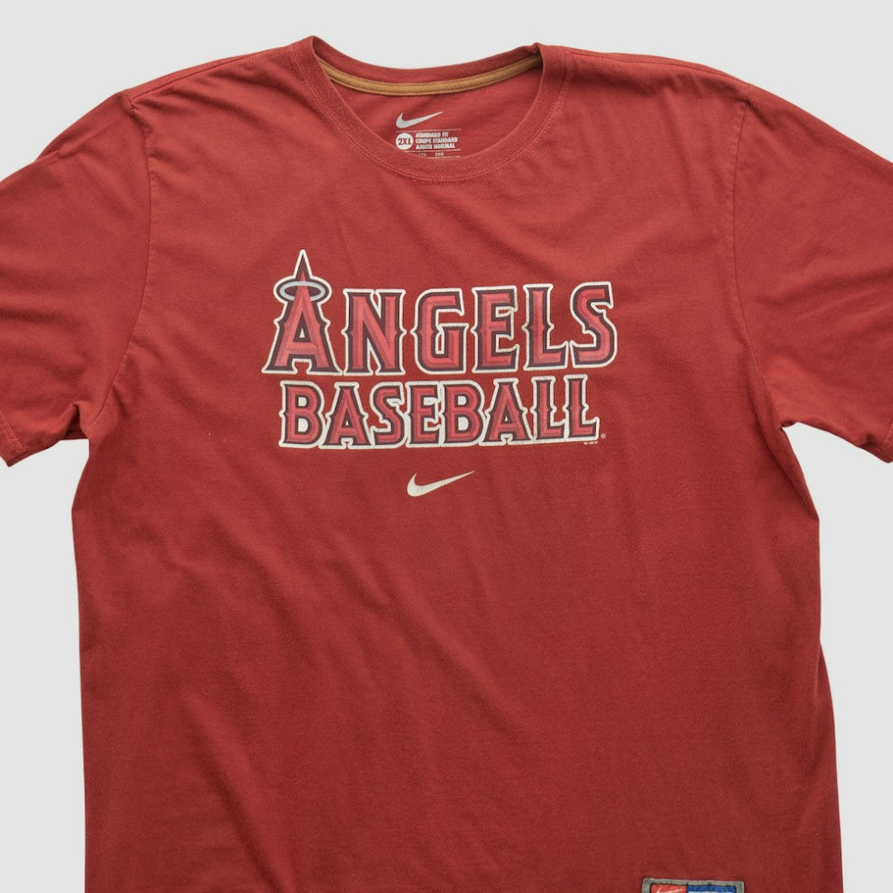 Los Angeles Angels 2010s T-shirt Maroon Vintage | Nike