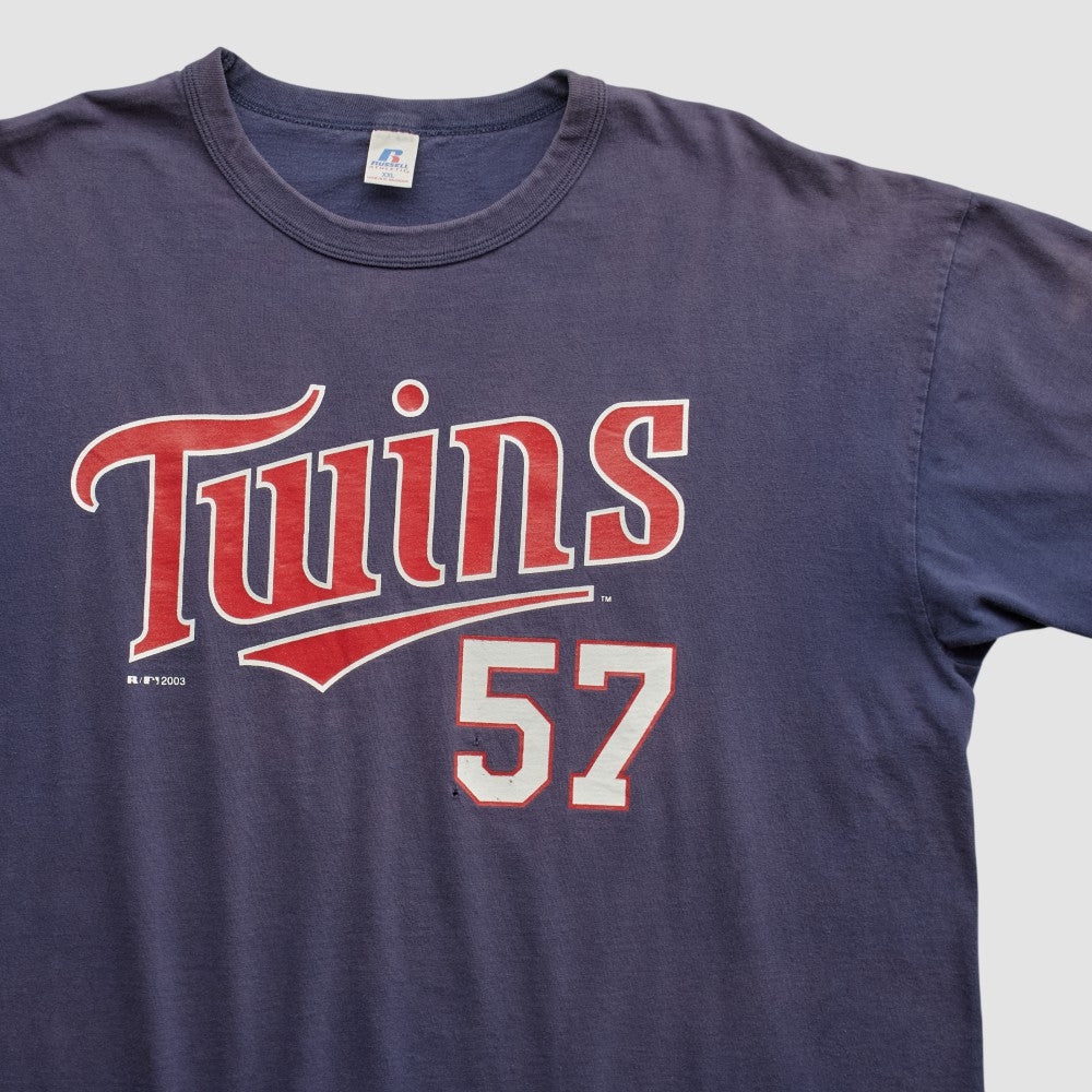 Minnesota Twins Russell 2003 T-shirt Navy Vintage