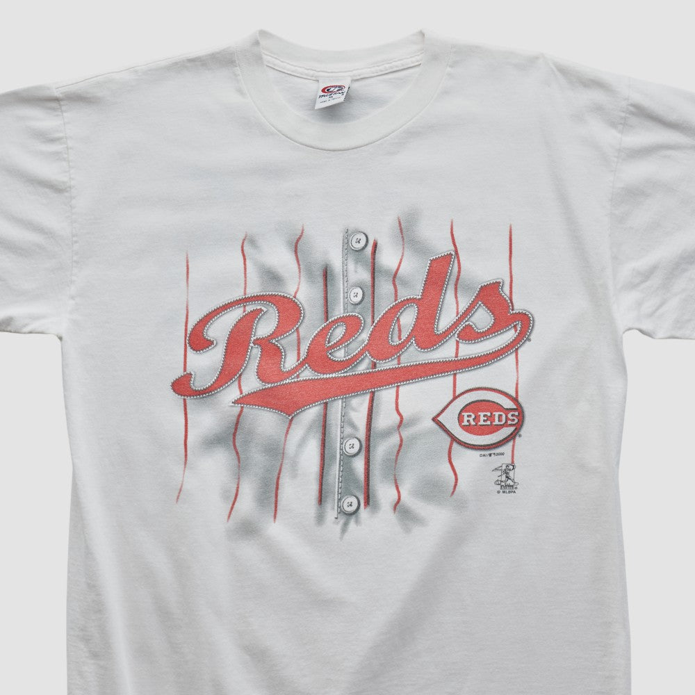 Cincinnati Reds True Fan 2000 T-shirt White Vintage