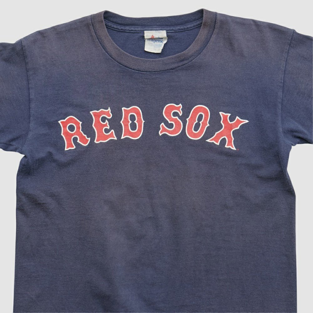 Boston Red Sox Majestic 2000s T-shirt Navy Vintage