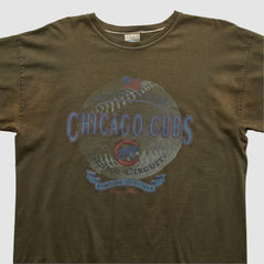 Chicago Cubs Gear For Sports 90s T-shirt Brown Vintage
