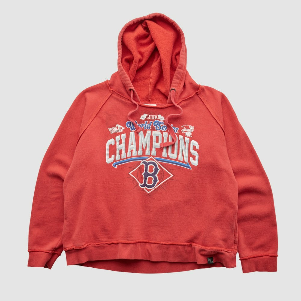 Boston Red Sox MLB Genuine Merchandise 2013 Hooded Pullover Sweatshirt Red Vintage