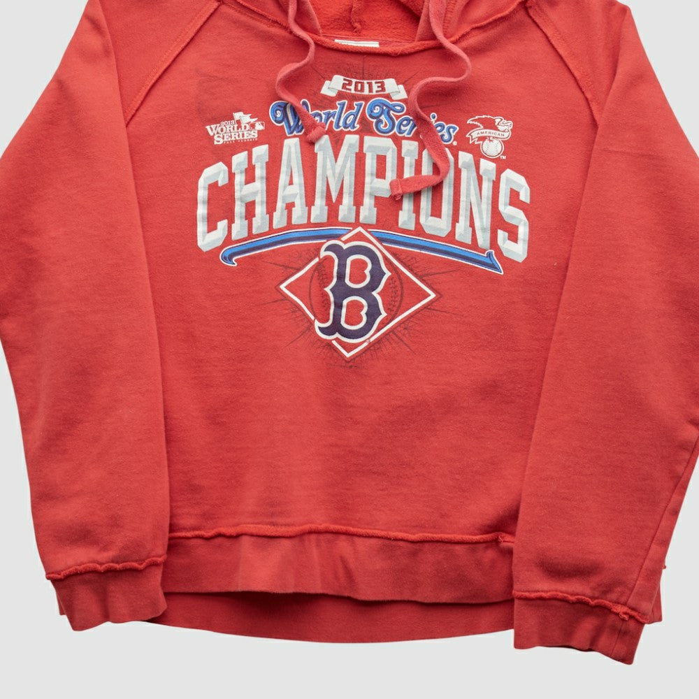 Boston Red Sox MLB Genuine Merchandise 2013 Hooded Pullover Sweatshirt Red Vintage