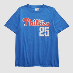 Philadelphia Phillies Majestic 2000s T-shirt Blue Vintage