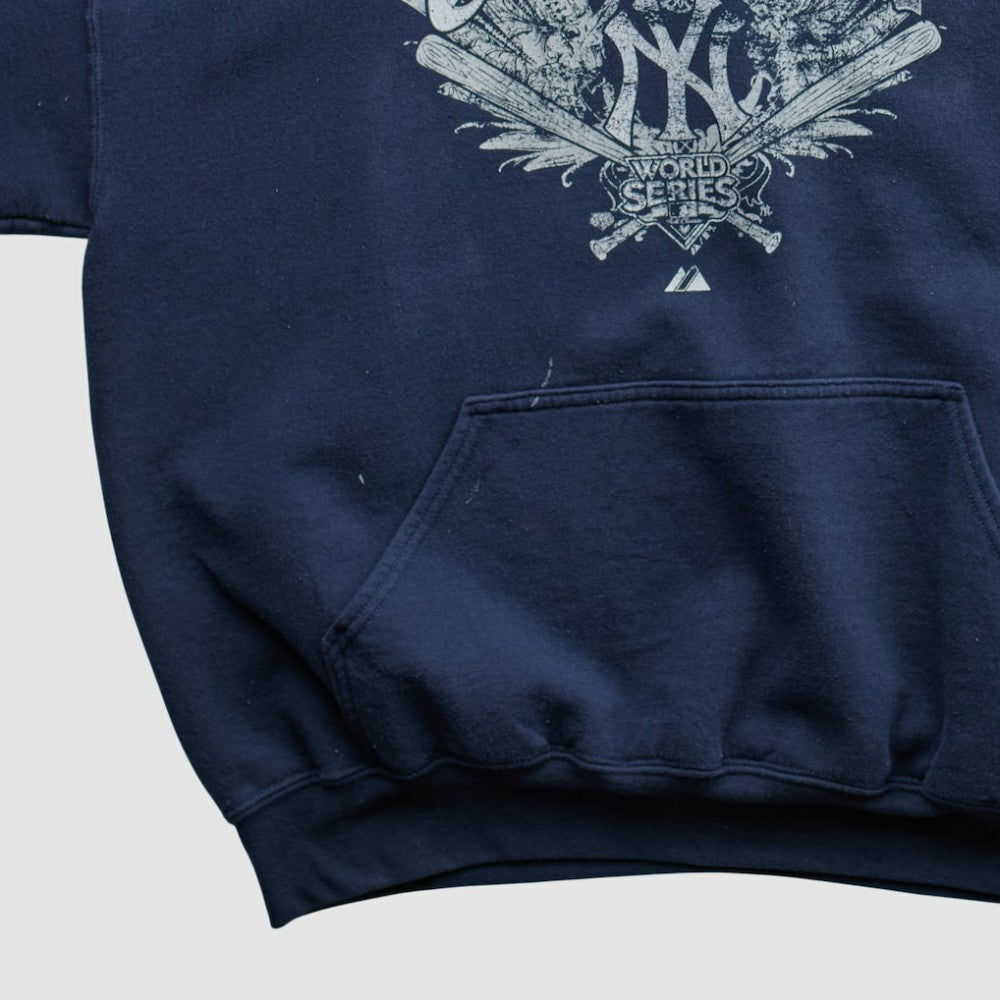 World Series Gildan 2009 Hooded Pullover Sweatshirt Navy Vintage