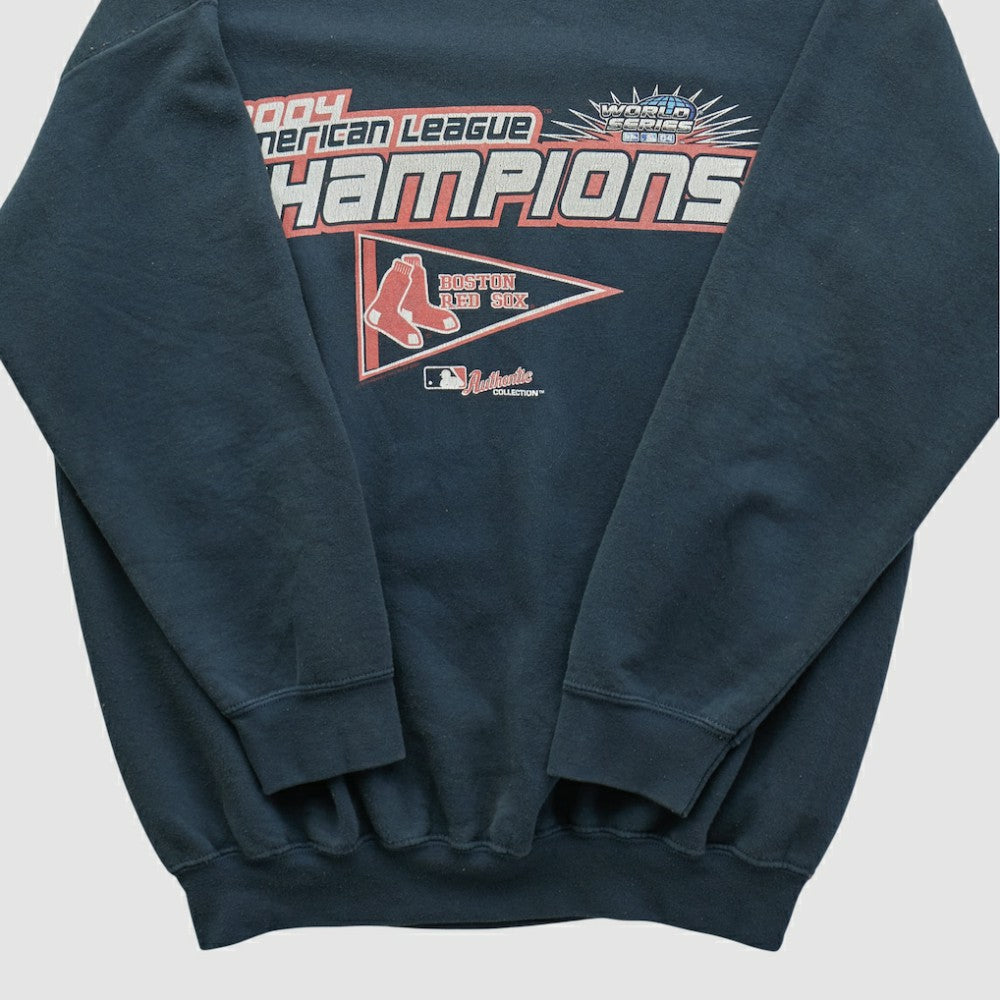 Boston Red Sox 2004 Pullover Sweatshirt Black Vintage