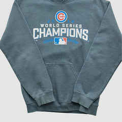 World Series Champions 2016 Hooded Pullover Sweatshirt Dark Heather Gray Vintage