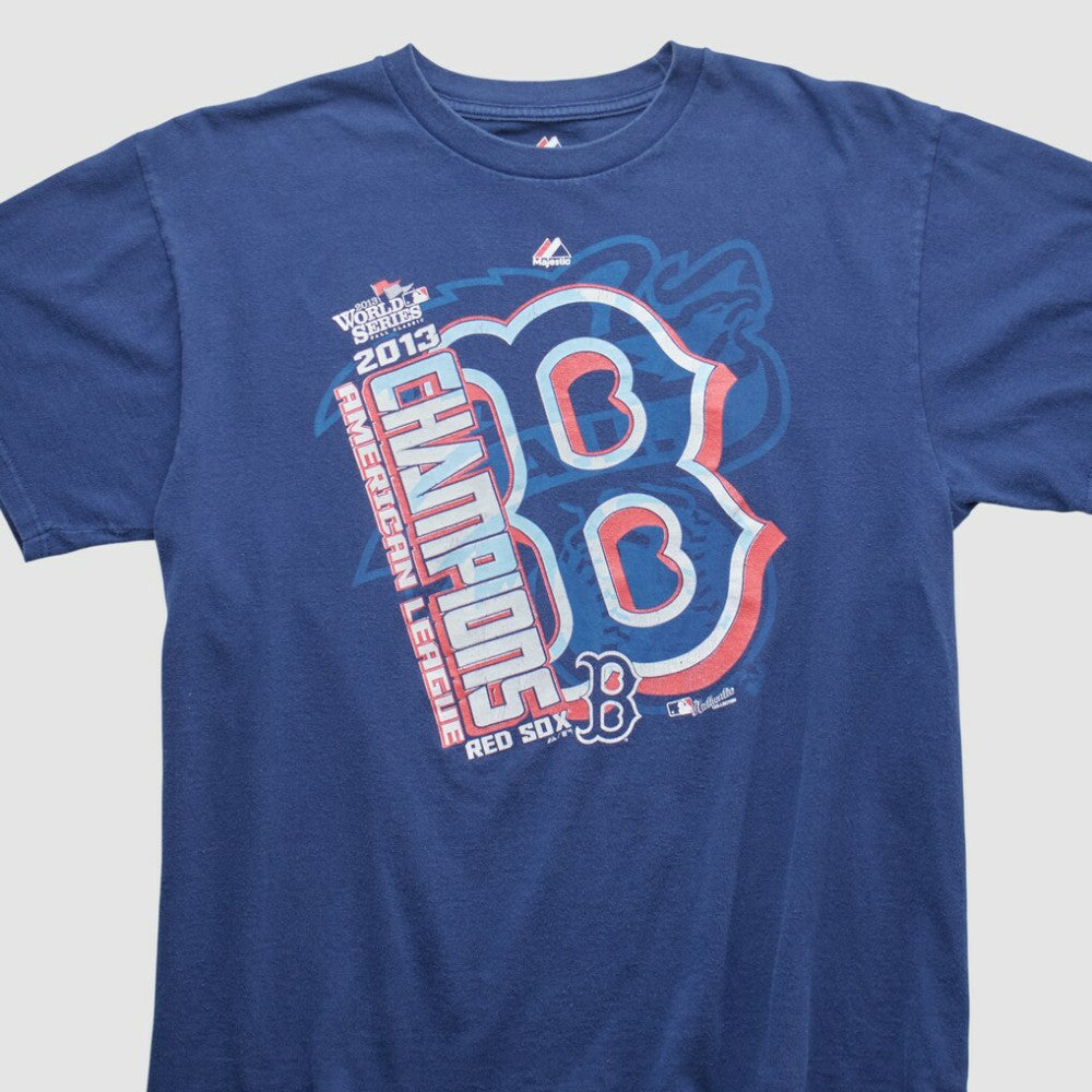 Boston Red Sox Majestic 2013 T-shirt Navy Vintage