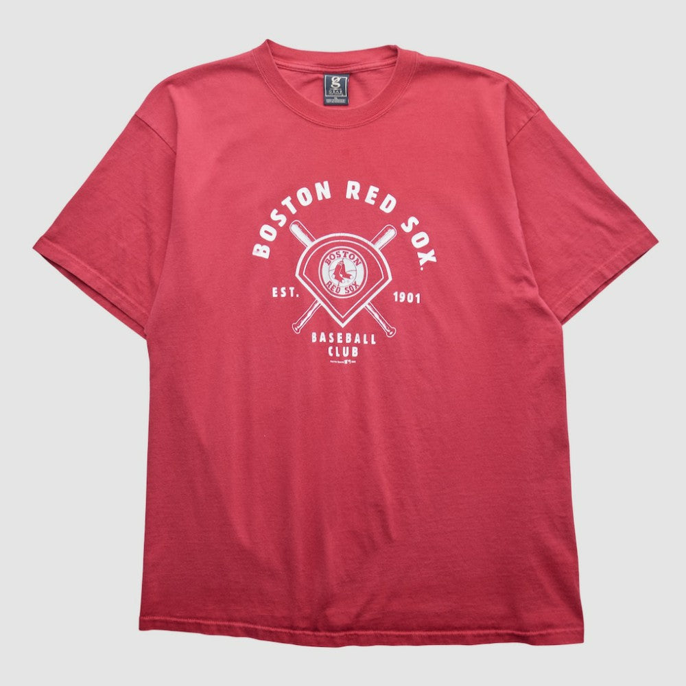 Boston Red Sox Gear For Sports 2000s T-shirt Red Vintage