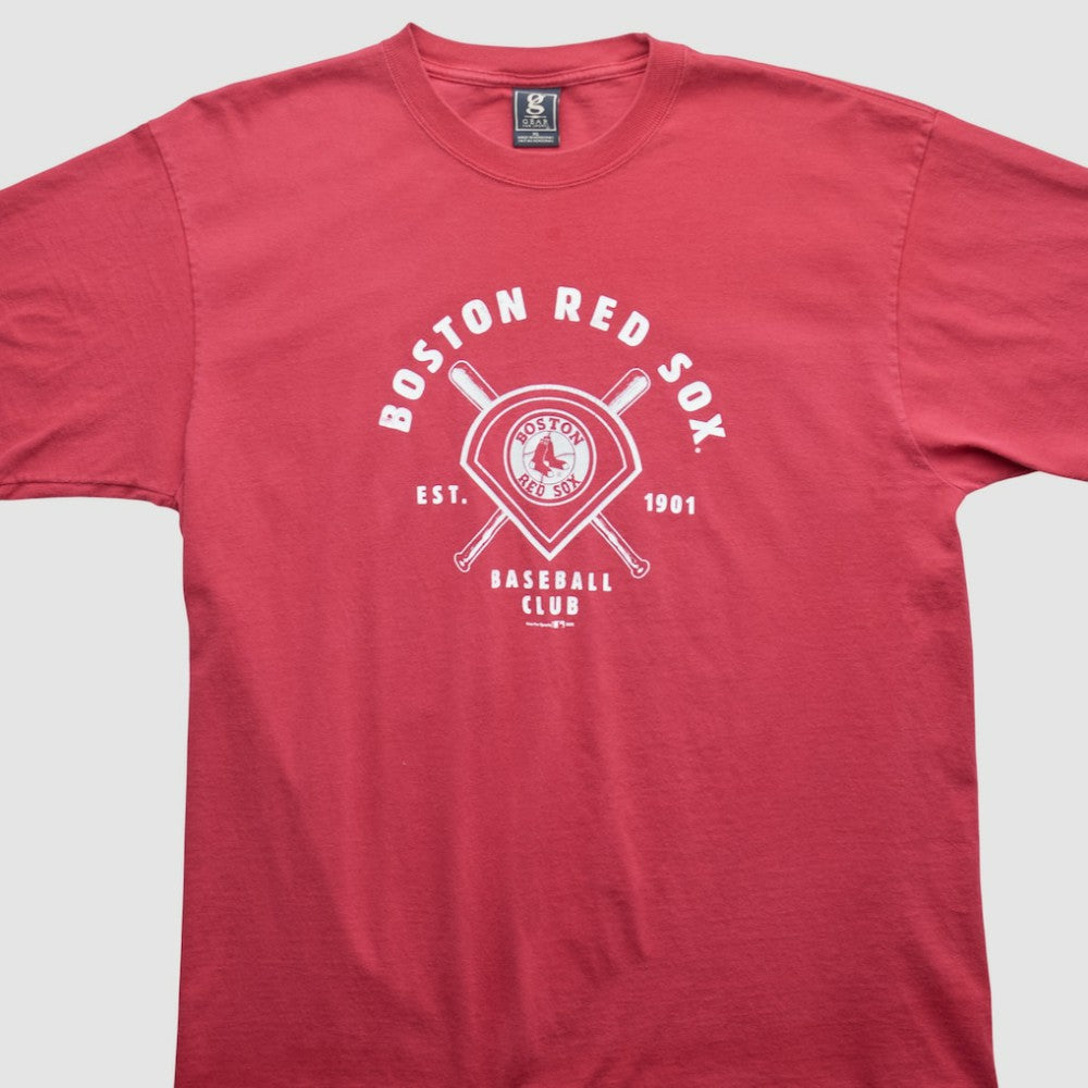 Boston Red Sox Gear For Sports 2000s T-shirt Red Vintage