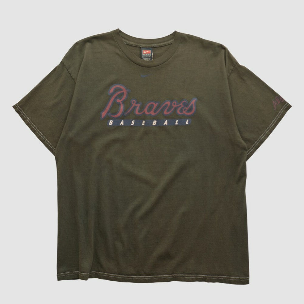 Atlanta Braves 2000s T-shirt Black Vintage | Nike