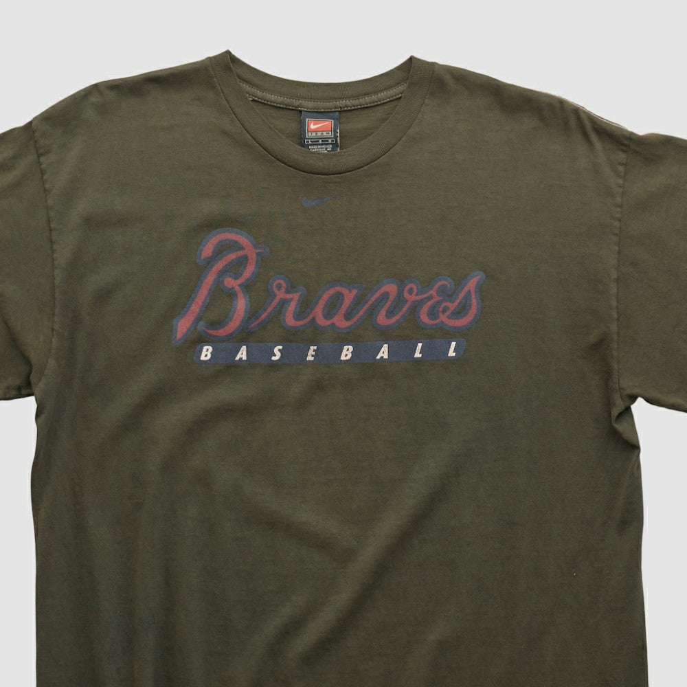 Atlanta Braves 2000s T-shirt Black Vintage | Nike