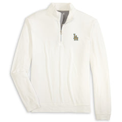 Los Angeles Dodgers johnnie-O 2026 Gold Collection Motion Quarter-Zip Pullover White
