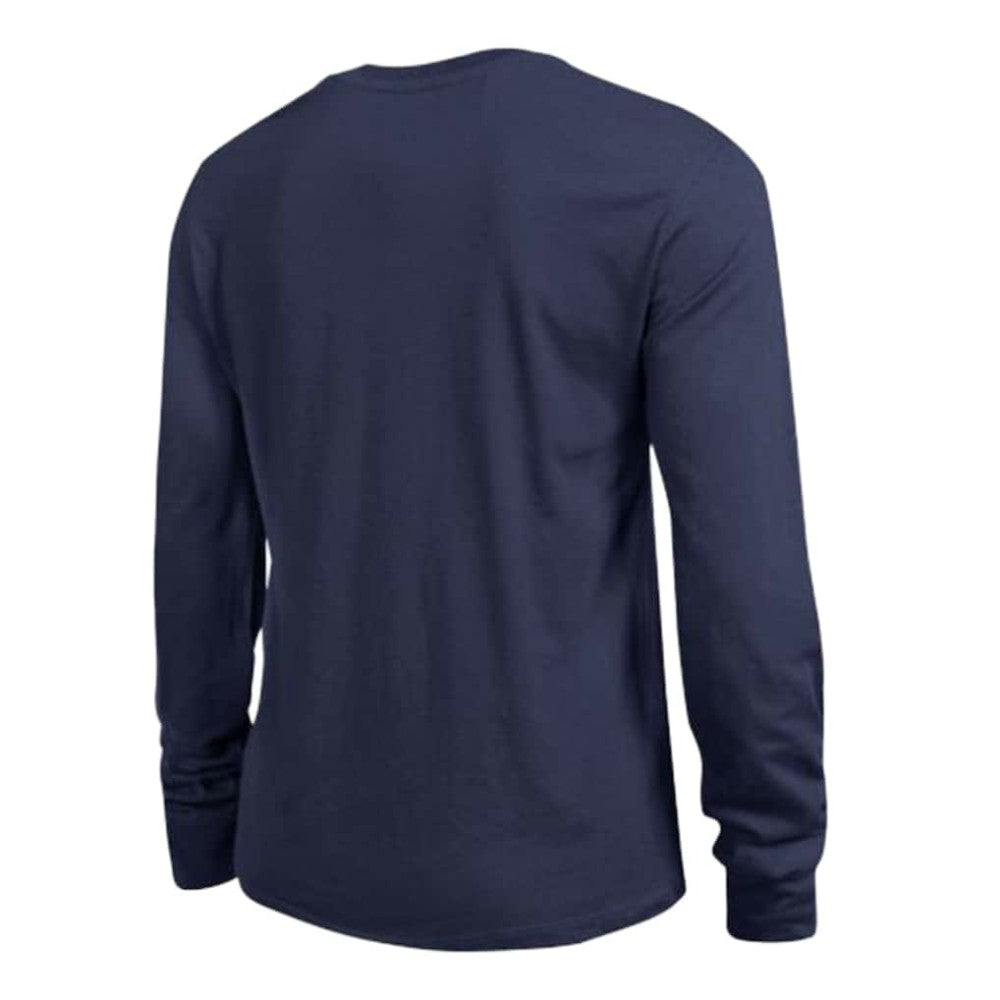 Nashville Predators Champion Women's Wordmark Lockup Long Sleeve T-Shirt Navy