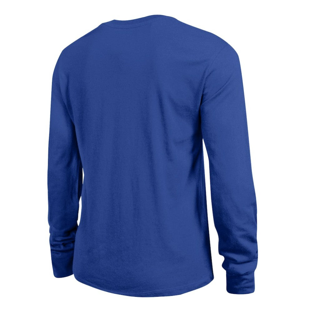 Toronto Maple Leafs Champion Women's Wordmark Lockup Long Sleeve T-Shirt Royal