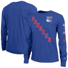 New York Rangers Champion Women's 2-Hit Long Sleeve T-Shirt Royal