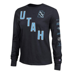 Utah Mammoth Champion Women's 2-Hit Long Sleeve T-Shirt Black