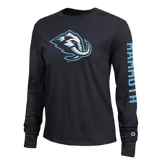 Utah Mammoth Champion Women's 2-Hit Long Sleeve T-Shirt Black