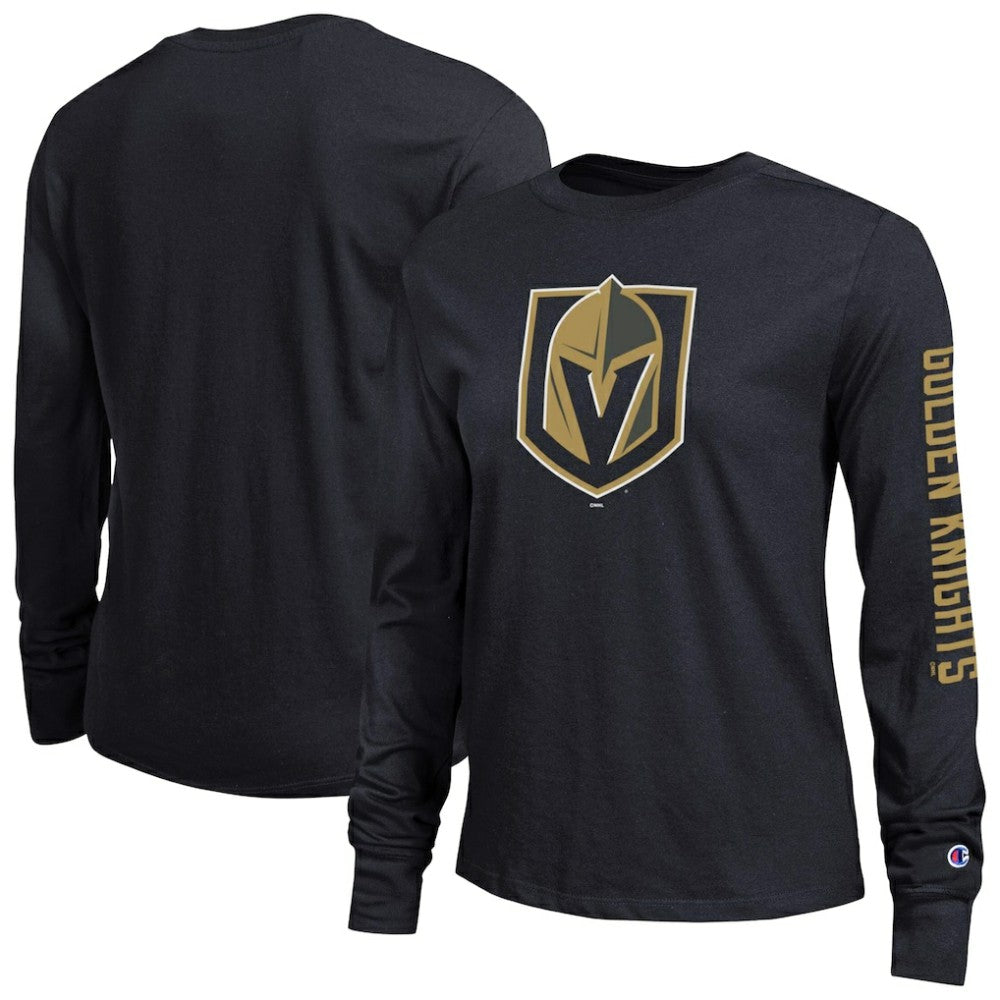 Vegas Golden Knights Champion Women's 2-Hit Long Sleeve T-Shirt Black