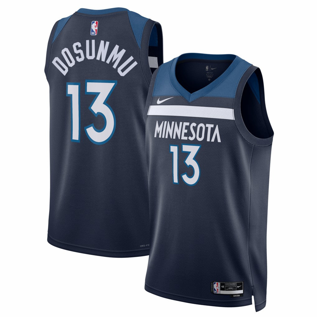 Ayo Dosunmu Minnesota Timberwolves Unisex Swingman Jersey - Icon Edition - Navy