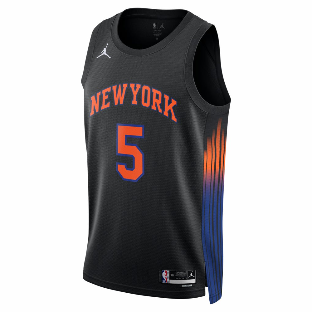 Jos¨¦ Alvarado New York Knicks Jordan Brand Unisex Swingman Jersey - Statement Edition - Black on sale